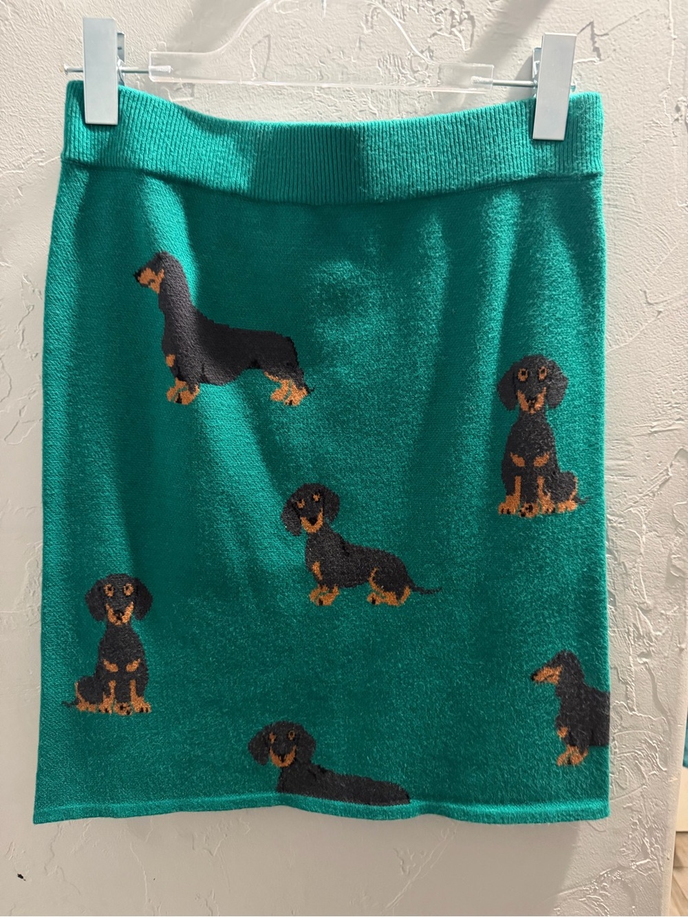 Knit Mini Skirt in Le Hot Dog